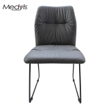 Medyls - Pu Leather Velvet Dining Chair Design Metal European Modern Wholesale New Dining Room Furniture Home Furniture Convenient Mobile DINING CHAIR (7)