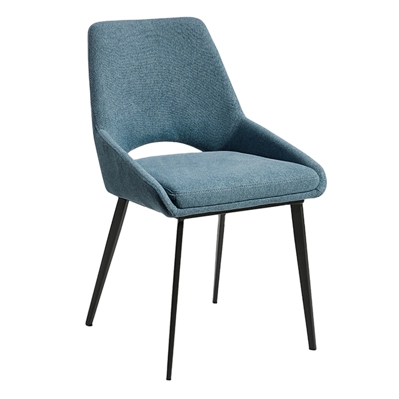 Medyls - Restaurant Dining Home Furniture Chairs Hotel PU Velvet Fabric&Metal DINING CHAIR