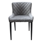 Medyls - Restaurant Dining Home Furniture Chairs Hotel PU Velvet Fabric&Metal DINING CHAIR (6)