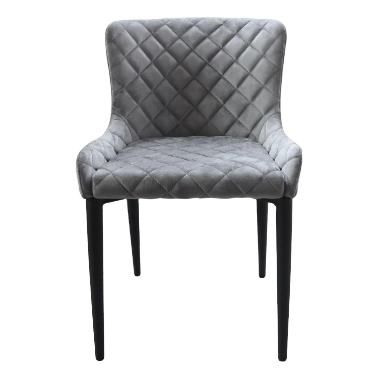 Medyls - Restaurant Dining Home Furniture Chairs Hotel PU Velvet Fabric&Metal DINING CHAIR (6)
