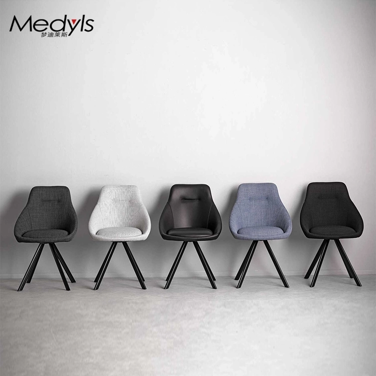 Medyls - Restaurant Dining Home Furniture Chairs Hotel PU Velvet Fabric&Metal With Swivel 180 Degree Turning Dining Room Chair DINING CHAIR (5) Medyls - Restaurant Dining Home Furniture Chairs Hotel PU Velvet Fabric&Metal With Swivel 180 Degree Turning Dining Room Chair DINING CHAIR (5)