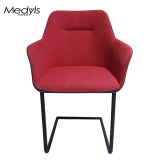 Medyls - Seat Dining Chair Manufacturer Lounge Chair Living Room Bedroom Furniture Swing Base PU Home Furniture High Quality Modern DINING CHAIR (2)