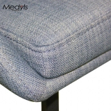 Medyls - Square Tube Upholstered With Blue Fabric For Dining Room Chairs China Furniture Manufacture DINING CHAIR (5)