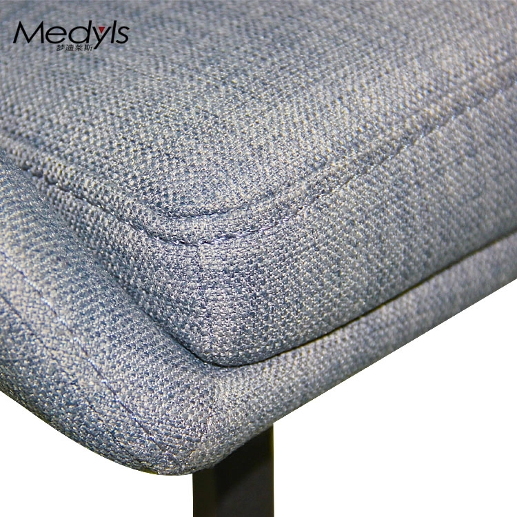 Medyls - Square Tube Upholstered With Blue Fabric For Dining Room Chairs China Furniture Manufacture DINING CHAIR (5)