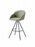 Medyls - Vintage Faux Leather Bar Stools Upholstered Barstools BARSTOOL (2)