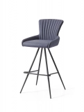 Medyls - Vintage Faux Leather Bar Stools Upholstered Barstools BARSTOOL (3)