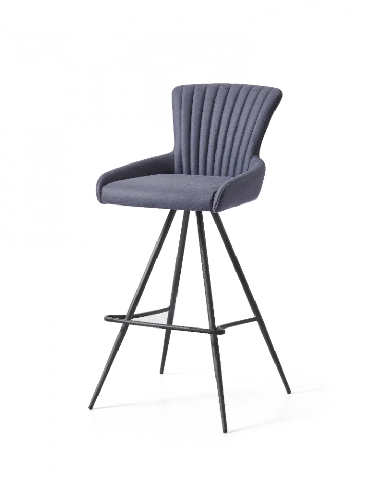 Medyls - Vintage Faux Leather Bar Stools Upholstered Barstools BARSTOOL (3) Medyls - Vintage Faux Leather Bar Stools Upholstered Barstools BARSTOOL (3)