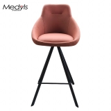 Medyls - Vintage Faux Leather Bar Stools Upholstered Barstools BARSTOOL (5) Medyls - Vintage Faux Leather Bar Stools Upholstered Barstools BARSTOOL (5)