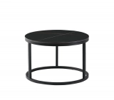 Modern Marbling Square Tea Table Sofa Side Simple Wrought Steel Coffee Table DINING TABLE - Medyls (2)