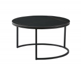 Modern Marbling Square Tea Table Sofa Side Simple Wrought Steel Coffee Table DINING TABLE - Medyls (4)