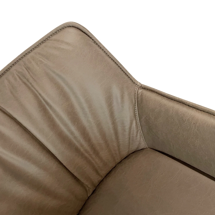 Modern PU Velvet Fabric Upholstered&4 Legs Metal Frame With Adjustable Feet Home Furniture DINING CHAIR - Medyls (6)