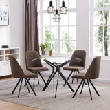 Modern Thickened rock plate multifunctional dining table set Multi-style high-end four seats - Medyls (3)