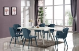 Modern Thickened rock plate multifunctional dining table set Multi-style high-end four seats - Medyls (2)