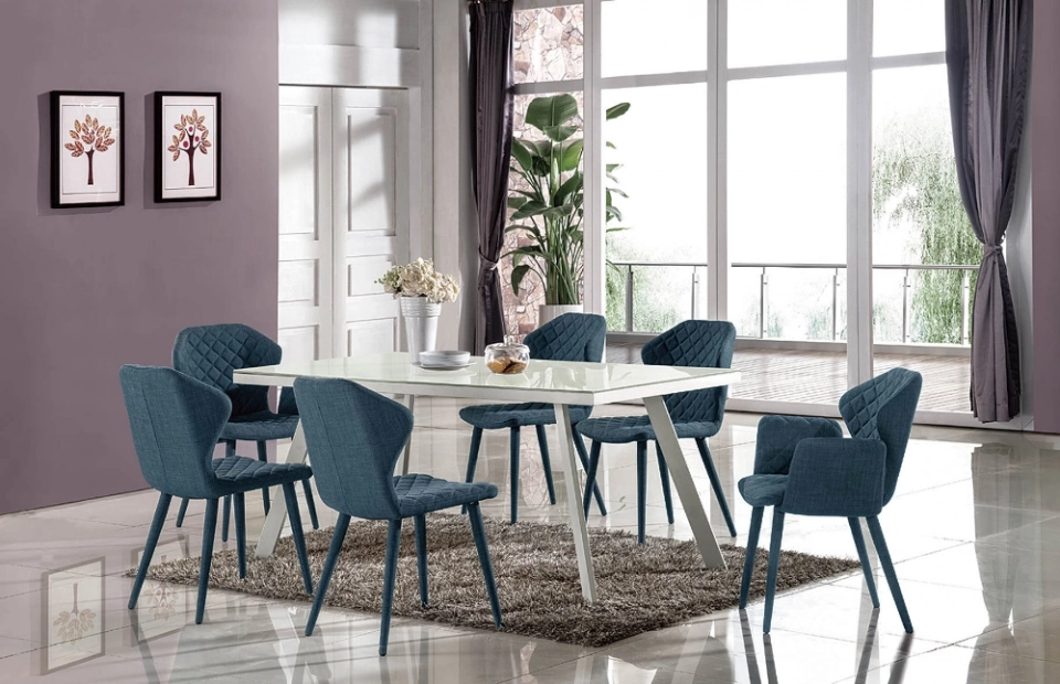 Modern Thickened rock plate multifunctional dining table set Multi-style high-end four seats - Medyls (2)