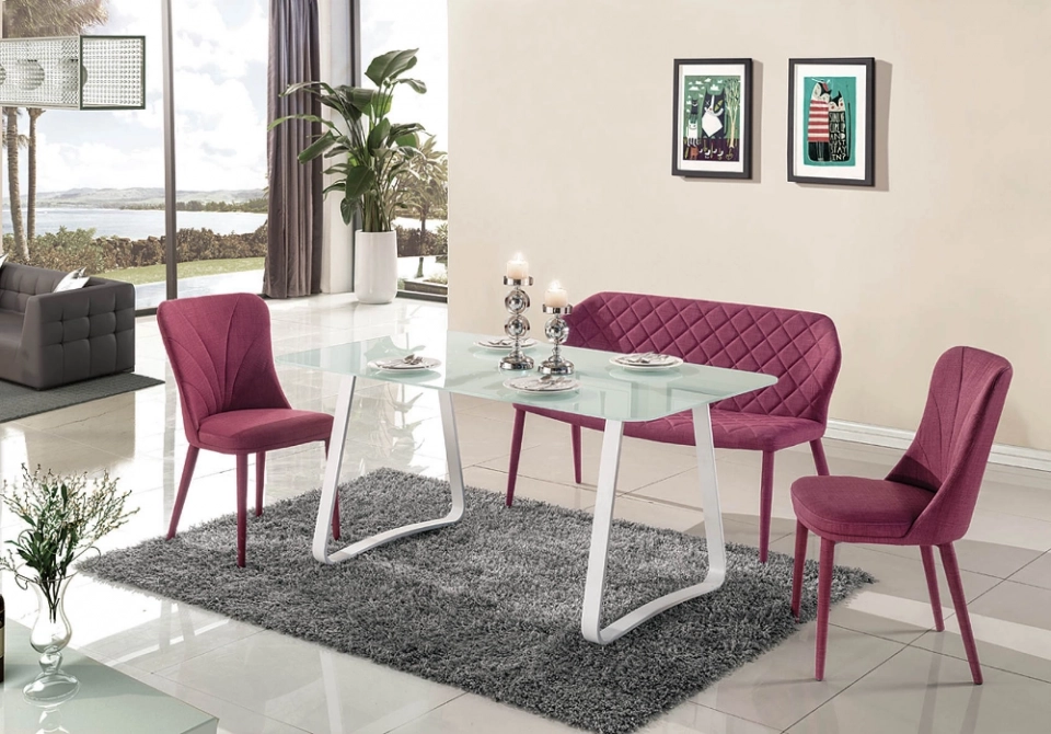Modern Thickened rock plate multifunctional dining table set Multi-style high-end four seats - Medyls (4)
