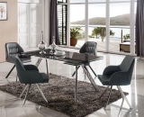 Modern Thickened rock plate multifunctional dining table set Multi-style high-end four seats - Medyls (5)