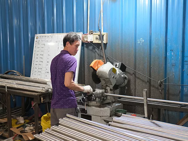 Stainless steel cutting
