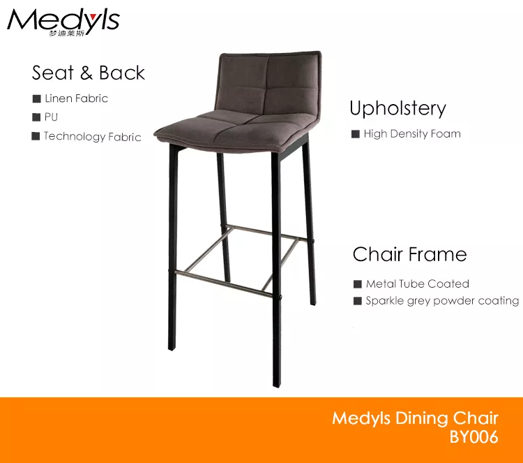 Modern Factory Hot Sale High Quality Green Fabric&Asandy Grey Base Metal Frame Upholstered Bar Furniture High Quality OEM/ODM