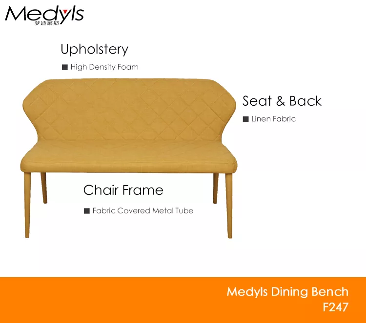 Modern Dining Room Chair Bench Sofa Love Seat Furniture Factory Wholesale Good Price Hot Sale European Style