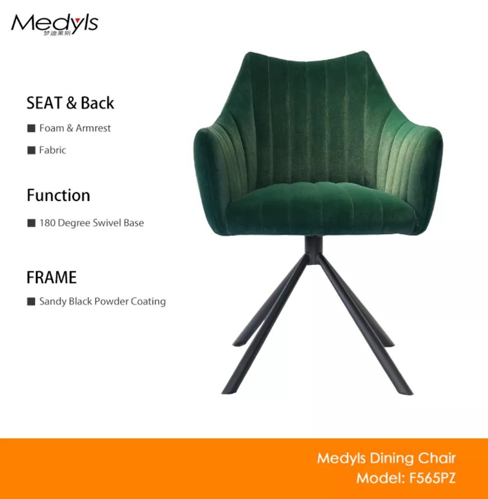 Modern Green Velvet Seat &sany Black Frame Dining Chair Living Room Bedroom Furniture Home Furniture Metal Fashion