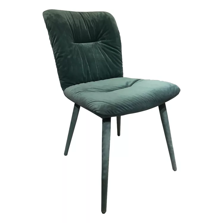 Modern Velvet Seat Bag&Fabric Cover Metal Legs Lounge Chair Living Room Bedroom  Furniture Factory Outlet Hot Sale