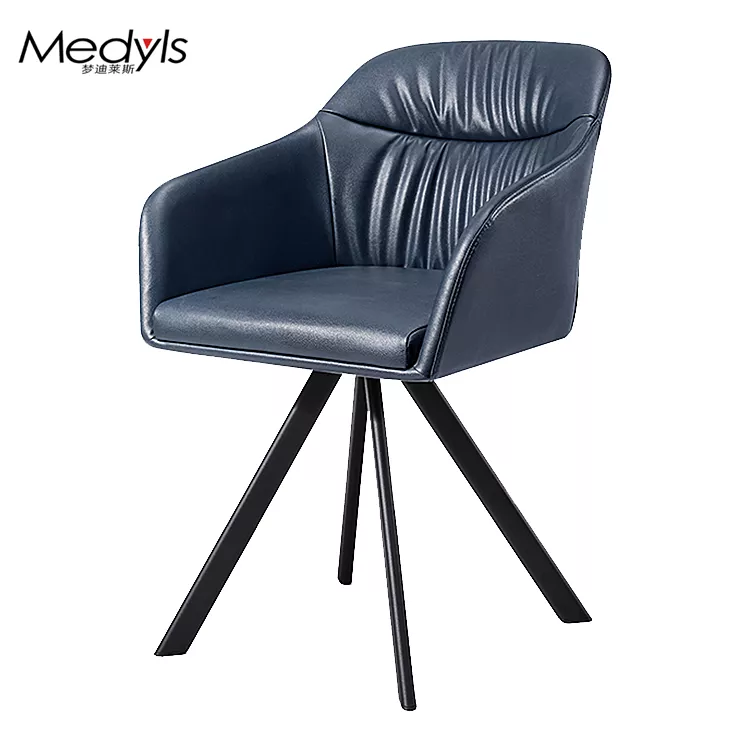 Medyls - Modern Italian KD Design 180 Degree Self-Turning Function Metal Frame DINING CHAIR