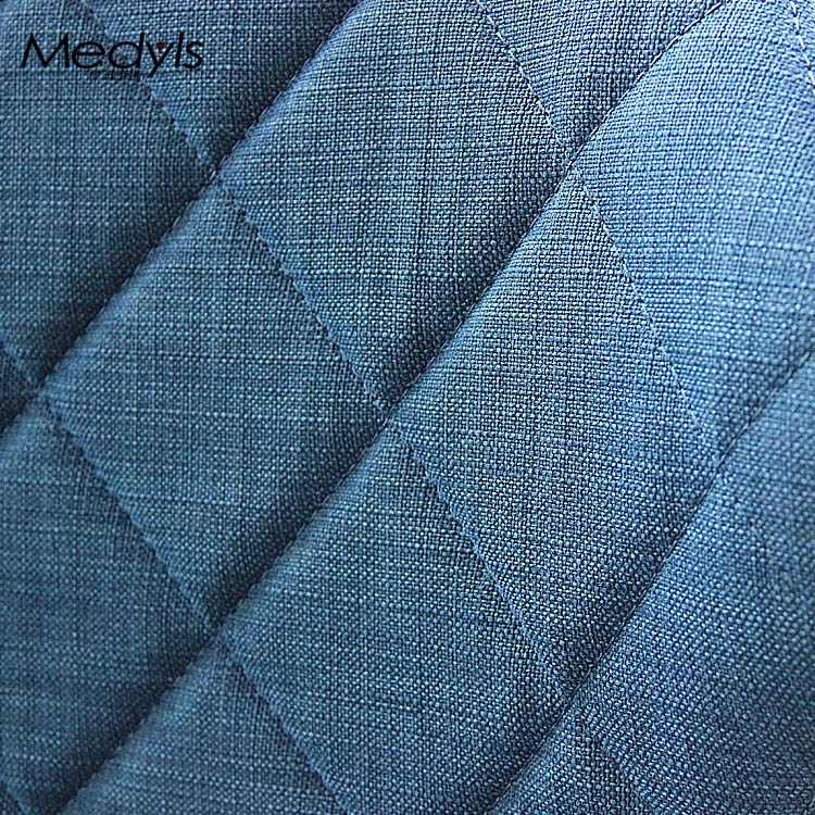 Unique Design Hot Sale Dining Bench Blue Linen FabricMetal Frame For Bedroom Living room Lobby Bench DINING BENCH-Medyls (5)