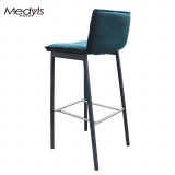 Medyls - Modern High Quality PU Velvet Fabric&Metal Frame Upholstered Bar Furniture OEM/ODM BARSTOOL (4)