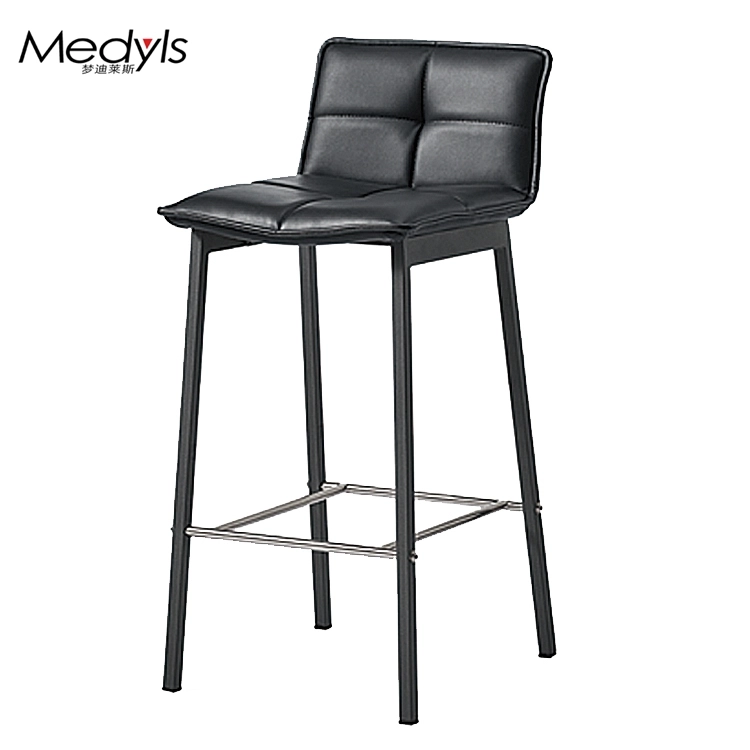 Medyls - Modern High Quality PU Velvet Fabric&Metal Frame Upholstered Bar Furniture OEM/ODM BARSTOOL (6)